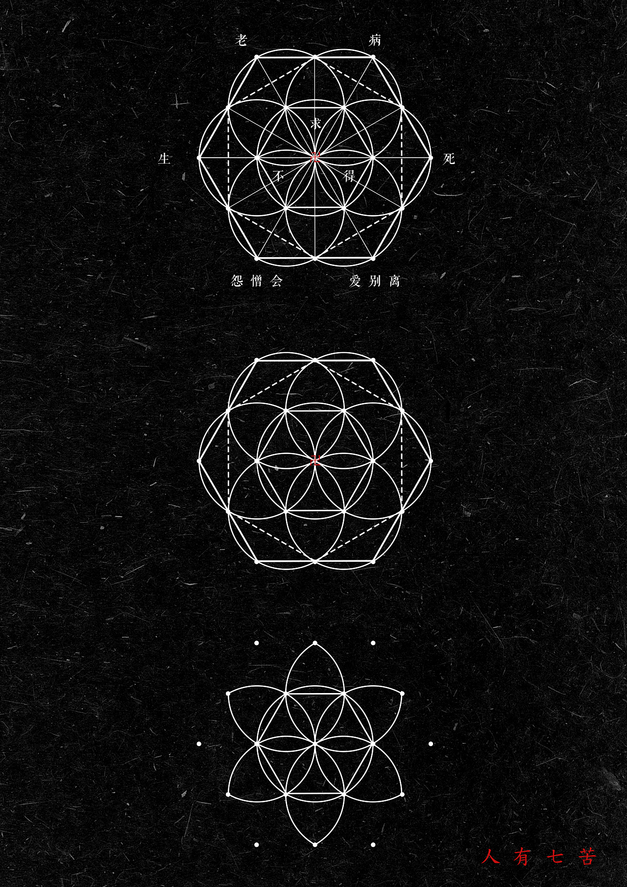 人有七苦|平面|标志|麦小卖 - 原创作品 - 站酷 (Z