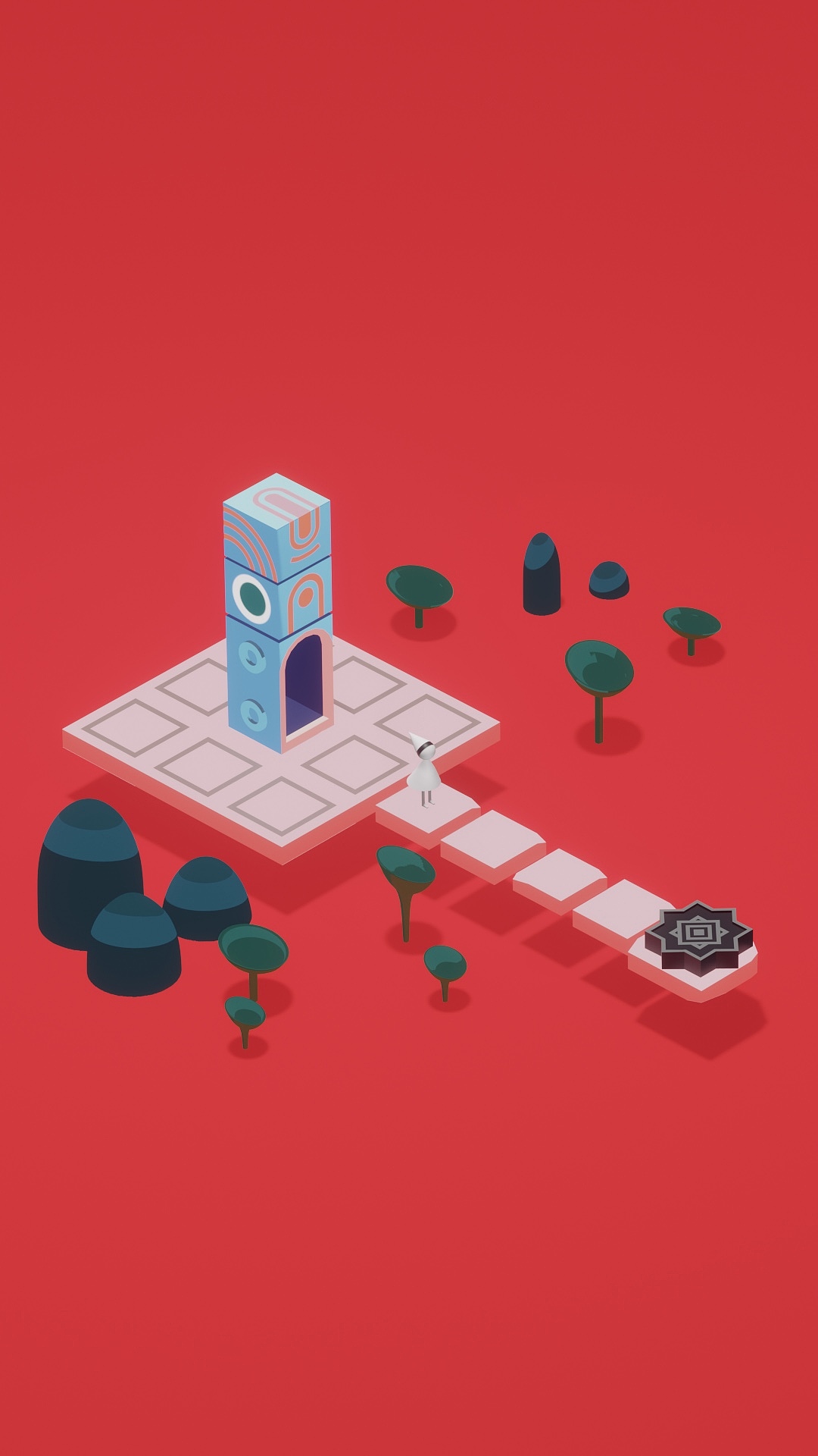 blender建模 - 纪念碑谷|三维|场景|不月_临摹作品-站酷zcool