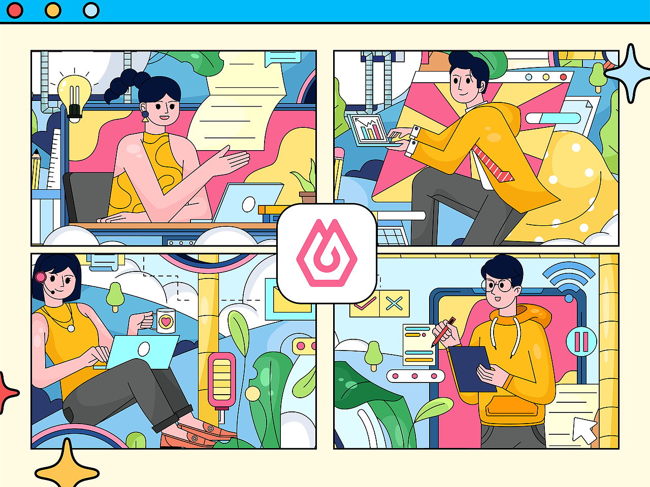 #即时造生活# 打工人日常-TIME TO WORK！