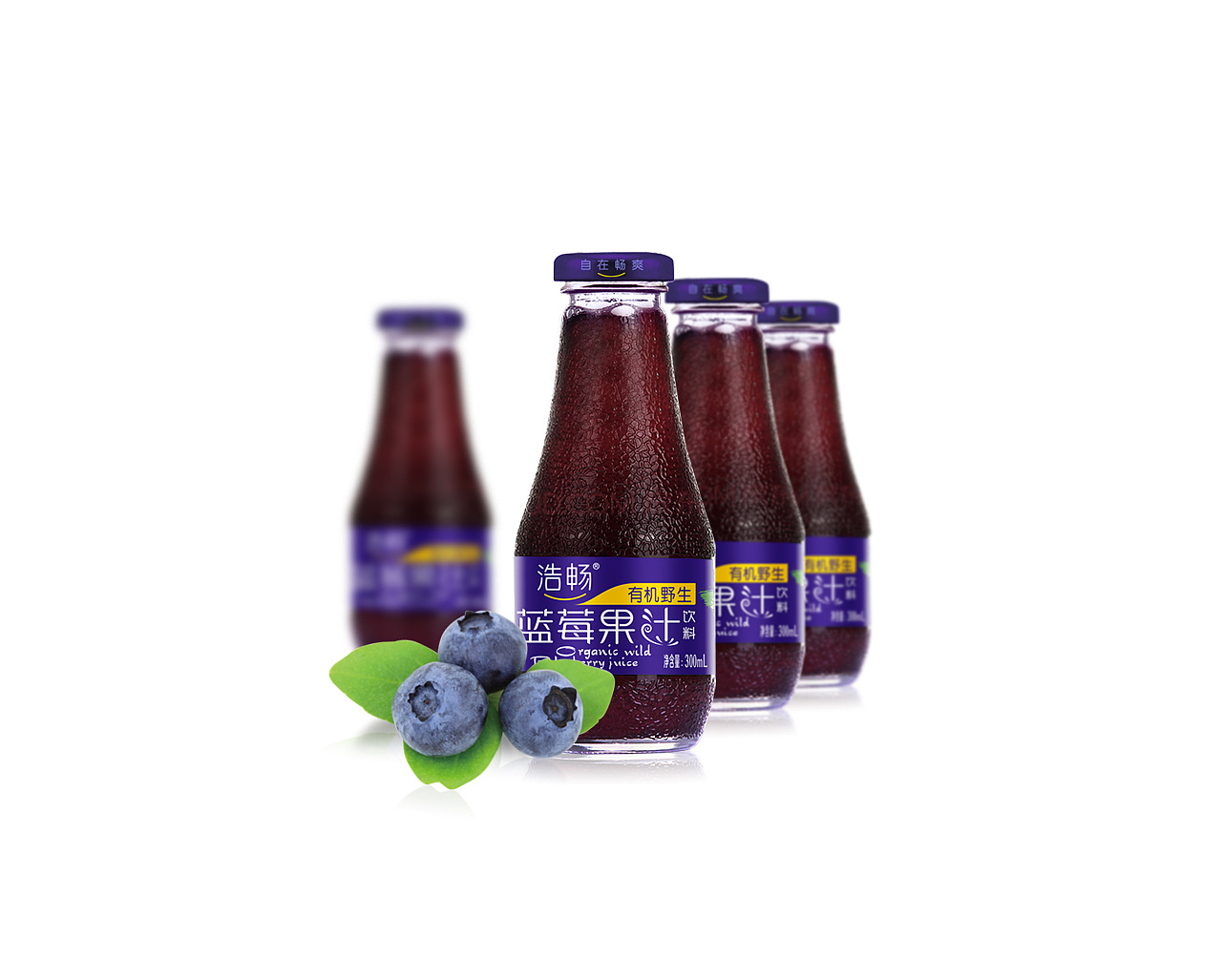 蓝莓果汁标签设计|平面|包装|璐小瓜 - 原创作品 - 站酷 (ZCOOL)