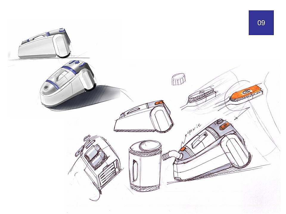 卧式吸尘器设计