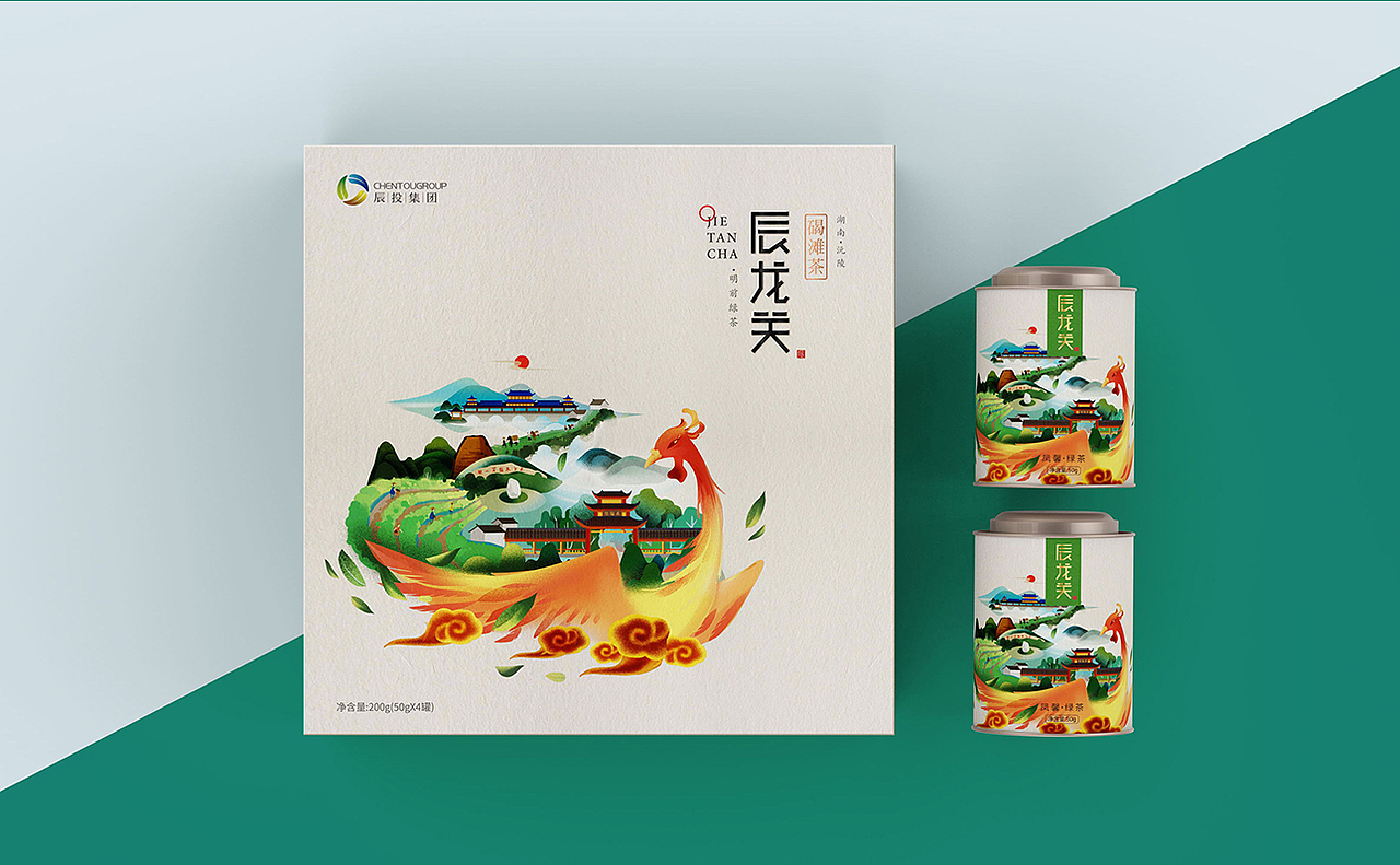 辰龙关碣滩茶丨包装设计