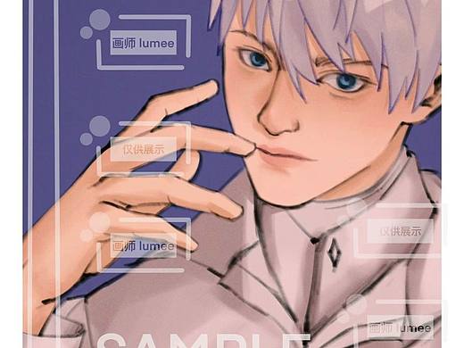 厚涂头像 恋与深空 沈星回（个人主页-ZNjgzMDQ2MDg=） - 艺术插画 - 站酷设计师xiaoyuz321原创素材 - 站酷ZCOOL