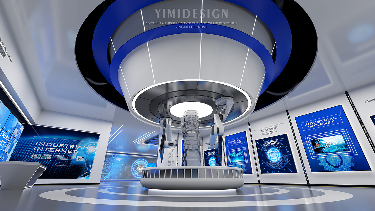 工业互联网展厅 5G互联网展厅 人工智能展厅 数字展厅（图ZMzE0MTE0Mjc2） - 展陈设计 - 站酷设计师盈美创意原创素材 - 站酷ZCOOL