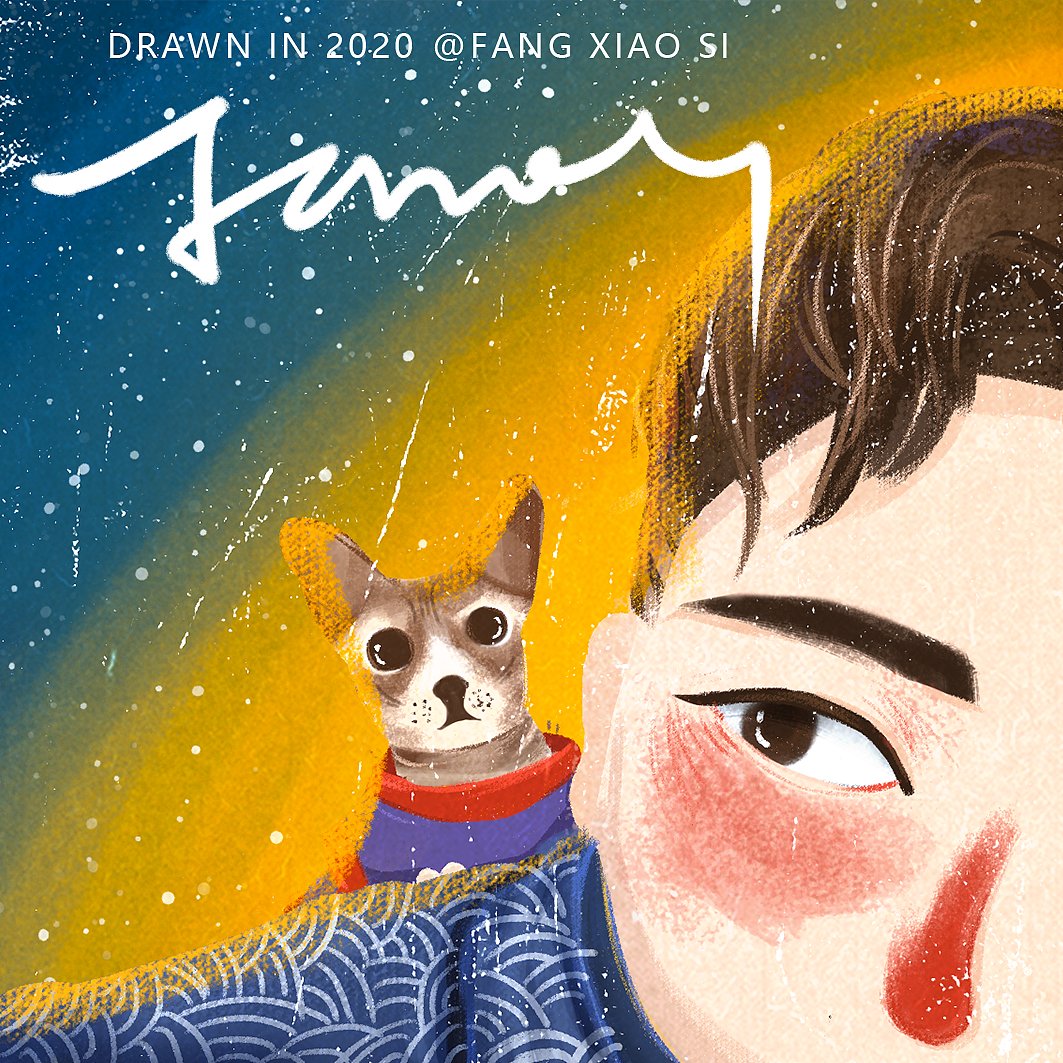 插画头像（图ZMjIwMDAxMjA4） - 创作习作 - 站酷设计师方小思原创素材 - 站酷ZCOOL
