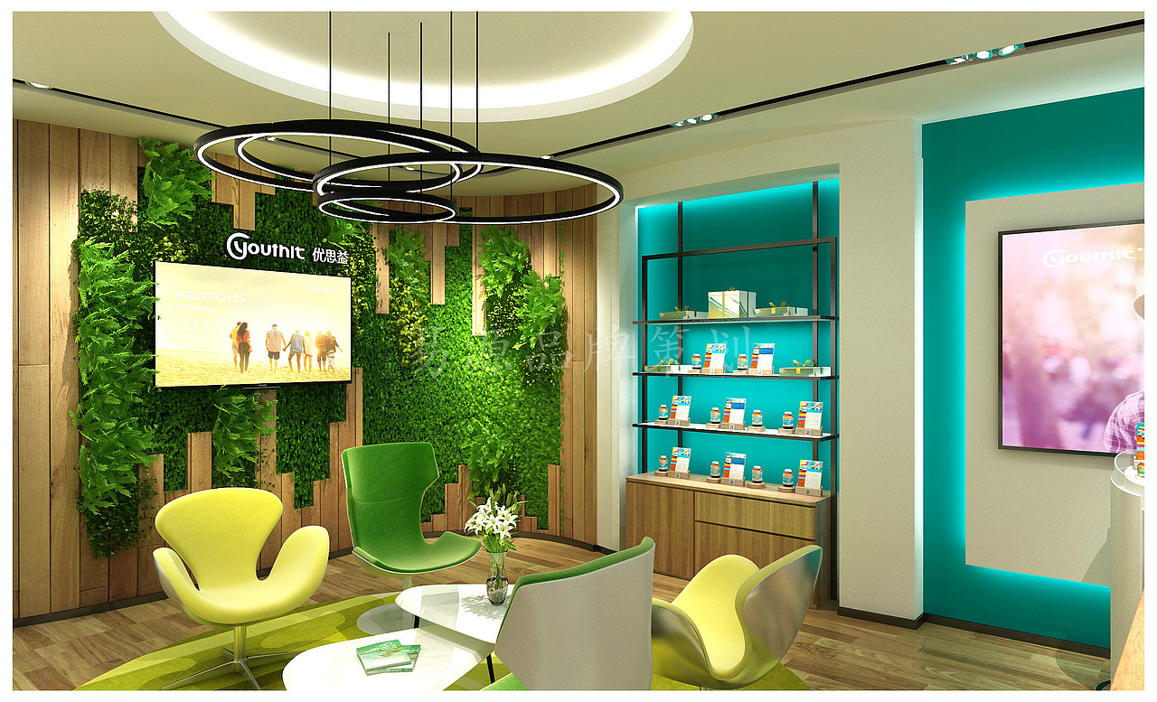 高档保健品专卖店设计|进口保健品专卖店设计（图ZMTIxMDM3MjU2） - 家装设计 - 站酷设计师易源品牌策划原创素材 - 站酷ZCOOL
