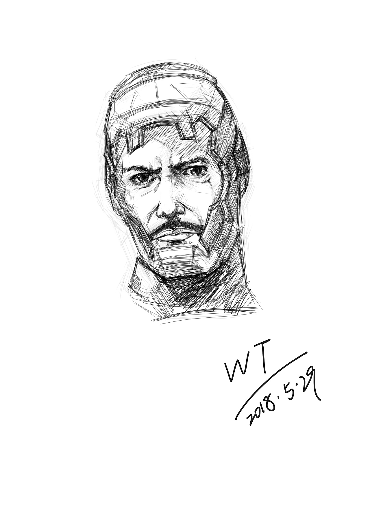 漫威— tony 史塔克|插画|艺术插画|瓦特 - 原创作品 - 站酷 (zcool)