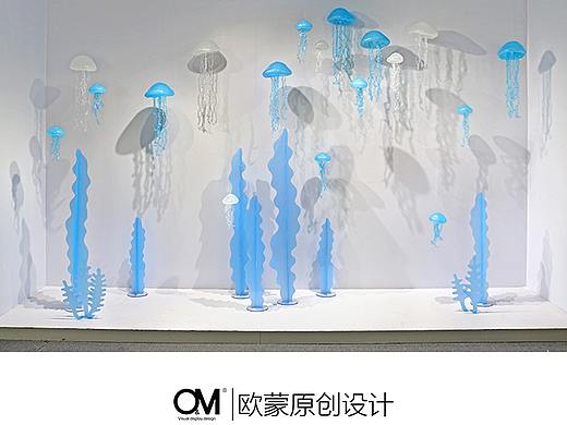 夏季海洋主题橱窗