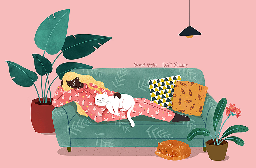 美人图（图ZMjA5MzY2OTIw） - 商业插画 - 站酷设计师Day和猫咪原创素材 - 站酷ZCOOL