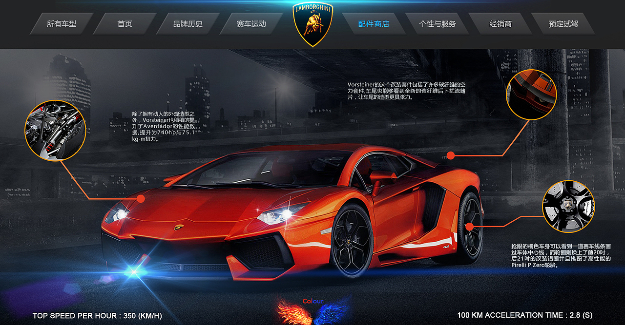 兰博基尼 炫酷风格