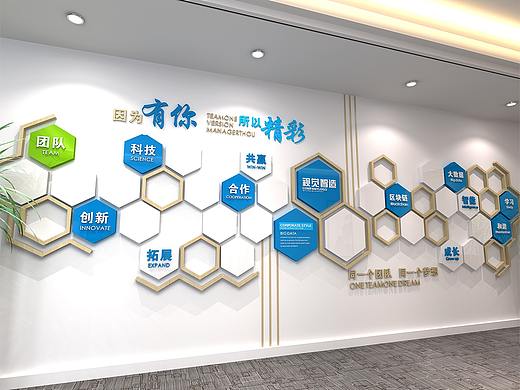 公司企业室内墙面文化设计