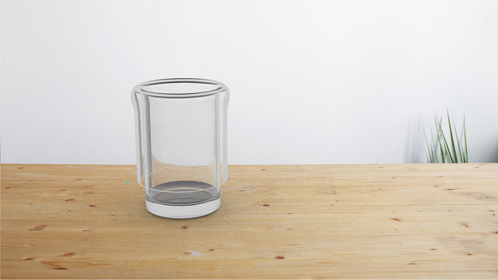 原创设计-折叠玻璃杯