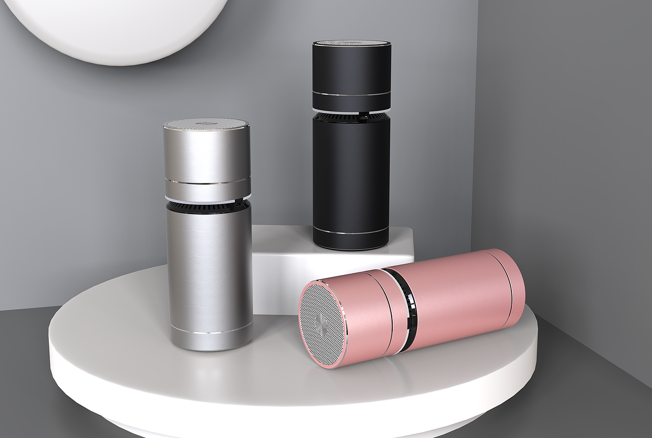 空气净化器渲染详情