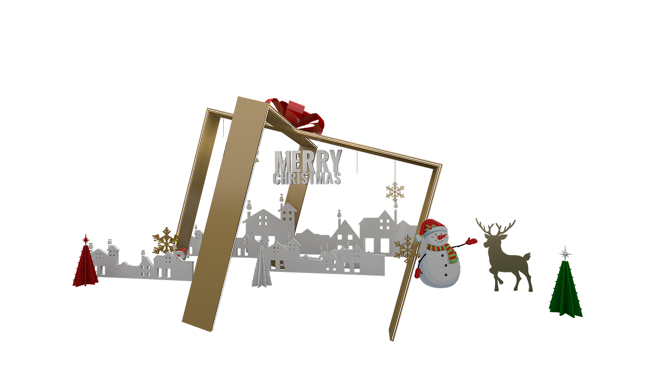 圣诞美陈（图ZMjM2Mjc3MjUy） - 场景 - 站酷设计师刀疤杰原创素材 - 站酷ZCOOL