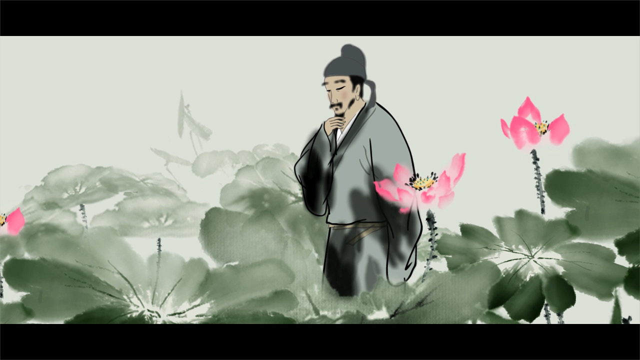 古诗动画《小池》中国风水墨动画（图ZMTY0Nzc5Nzk2） - 动画片 - 站酷设计师中国风动画原创素材 - 站酷ZCOOL