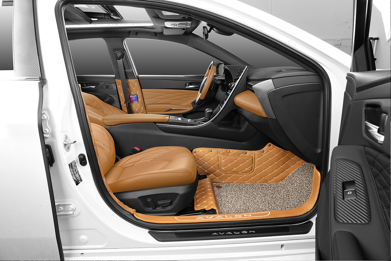 亚洲龙全包围脚垫 产品摄影 后期简修