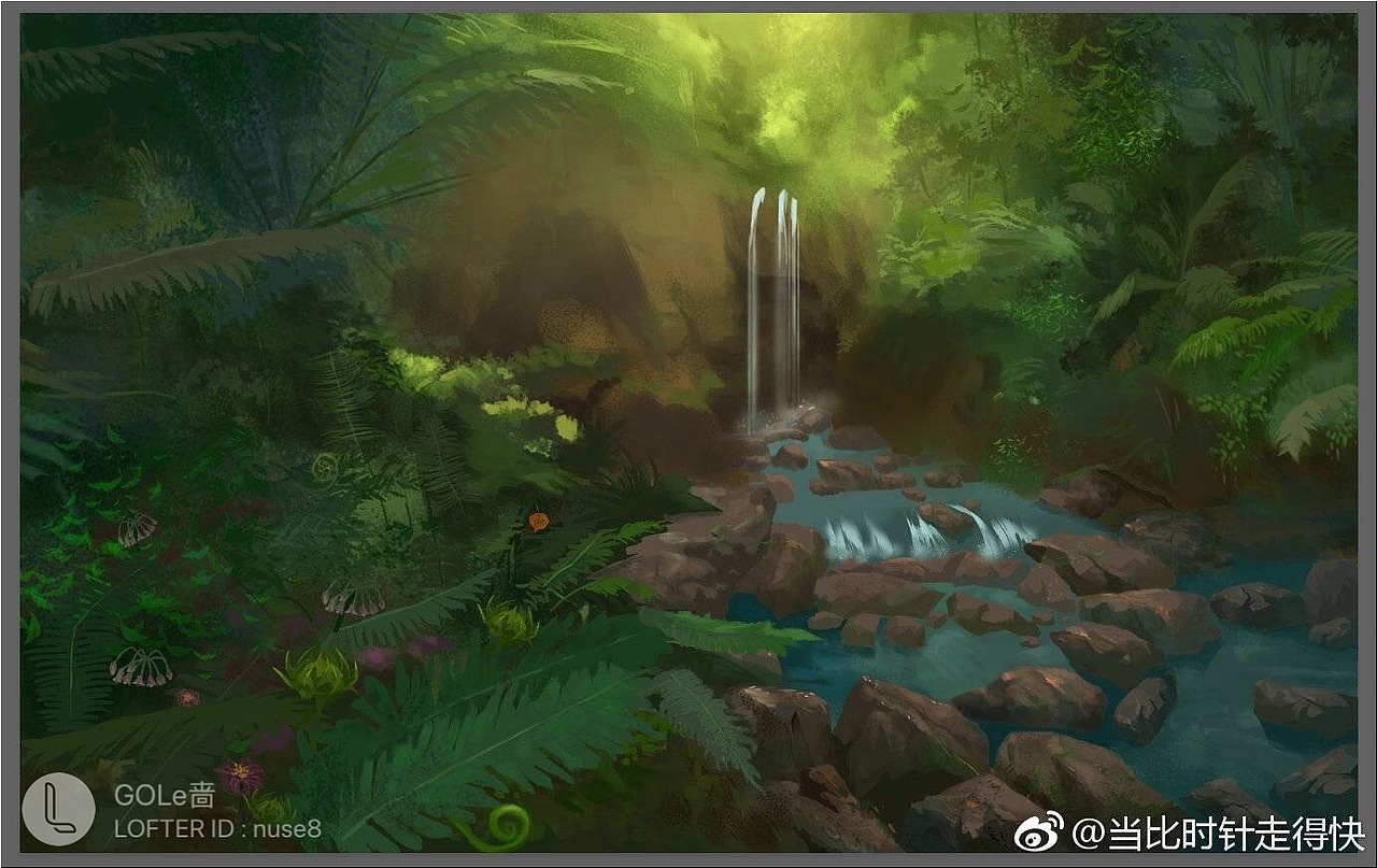 做的一个山洞练习过程图