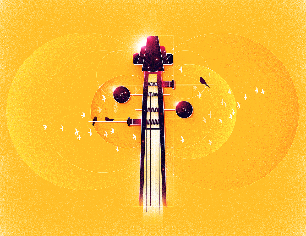 关于音乐|插画|概念设定|白白白白山_原创作品-站酷zcool