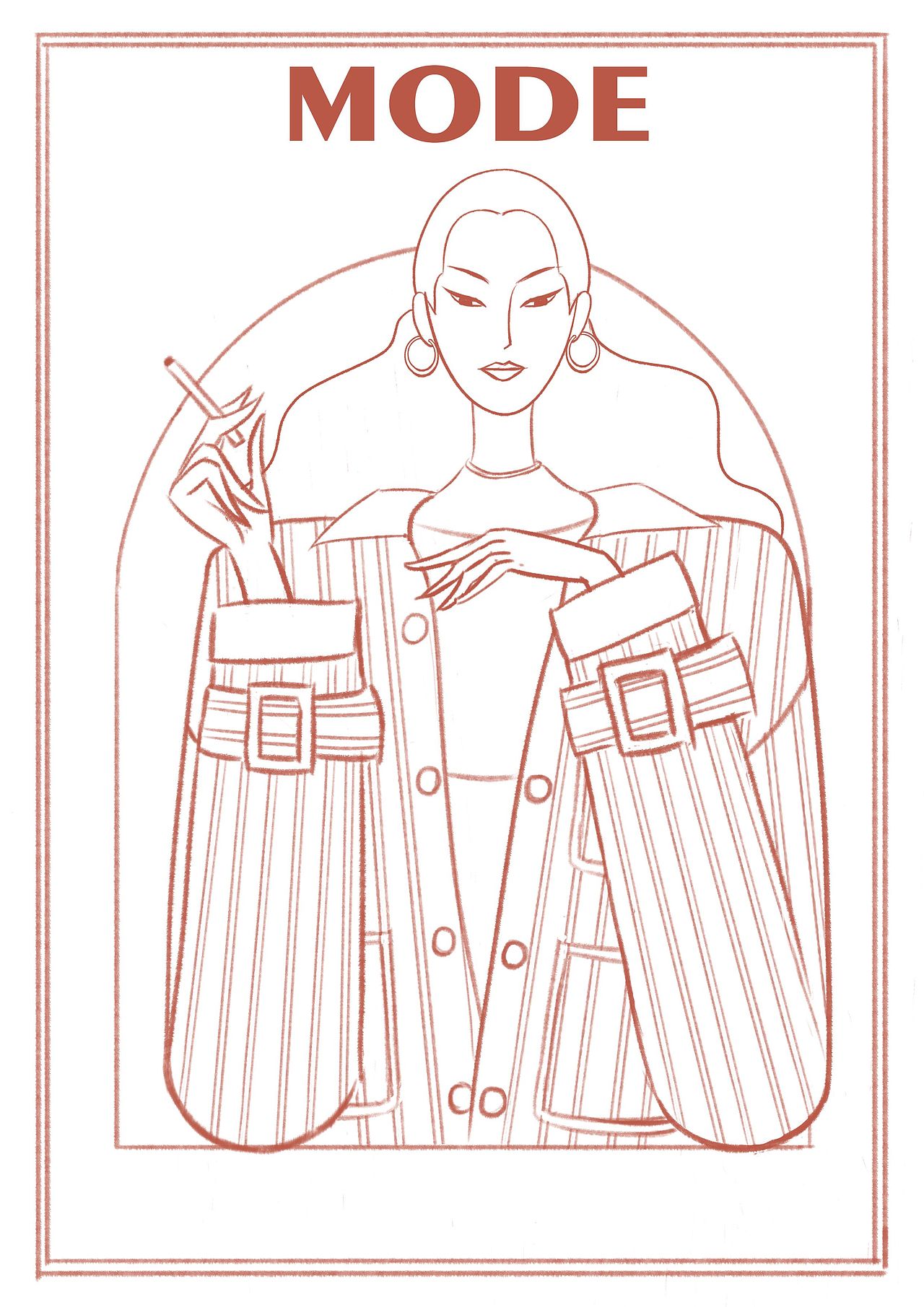 时尚插画/丝印风（图ZMjc1NjI4OTk2） - 艺术插画 - 站酷设计师liya虫虫原创素材 - 站酷ZCOOL