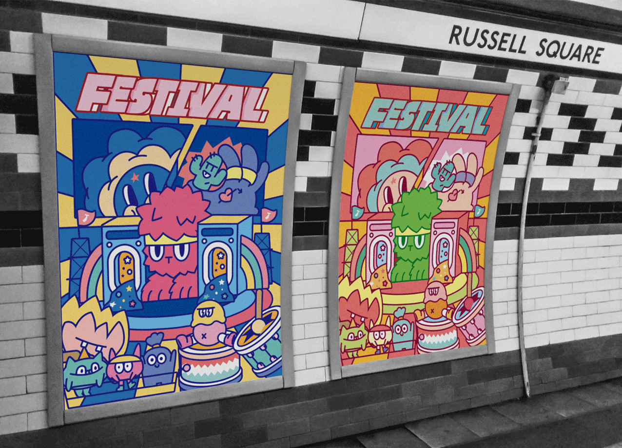 动物协会音乐节（图ZMjAwNDEyNDEy） - 商业插画 - 站酷设计师大号小学生原创素材 - 站酷ZCOOL