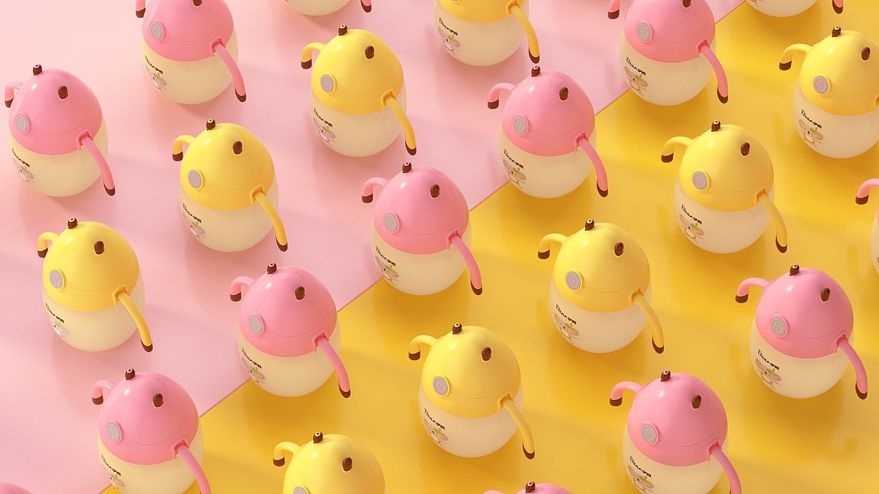 C4D 三维电商场景