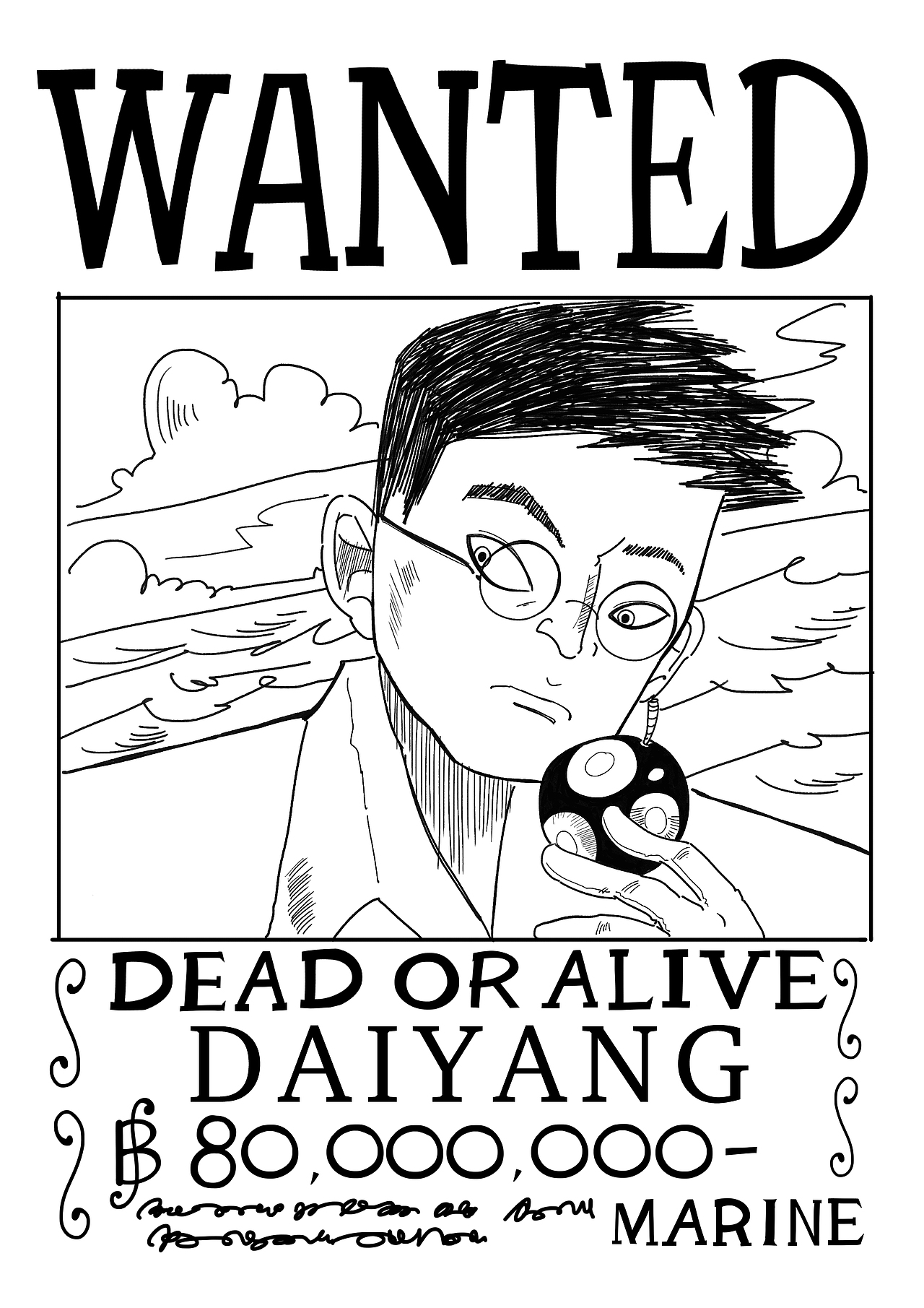 用海贼风画画朋友们✌️