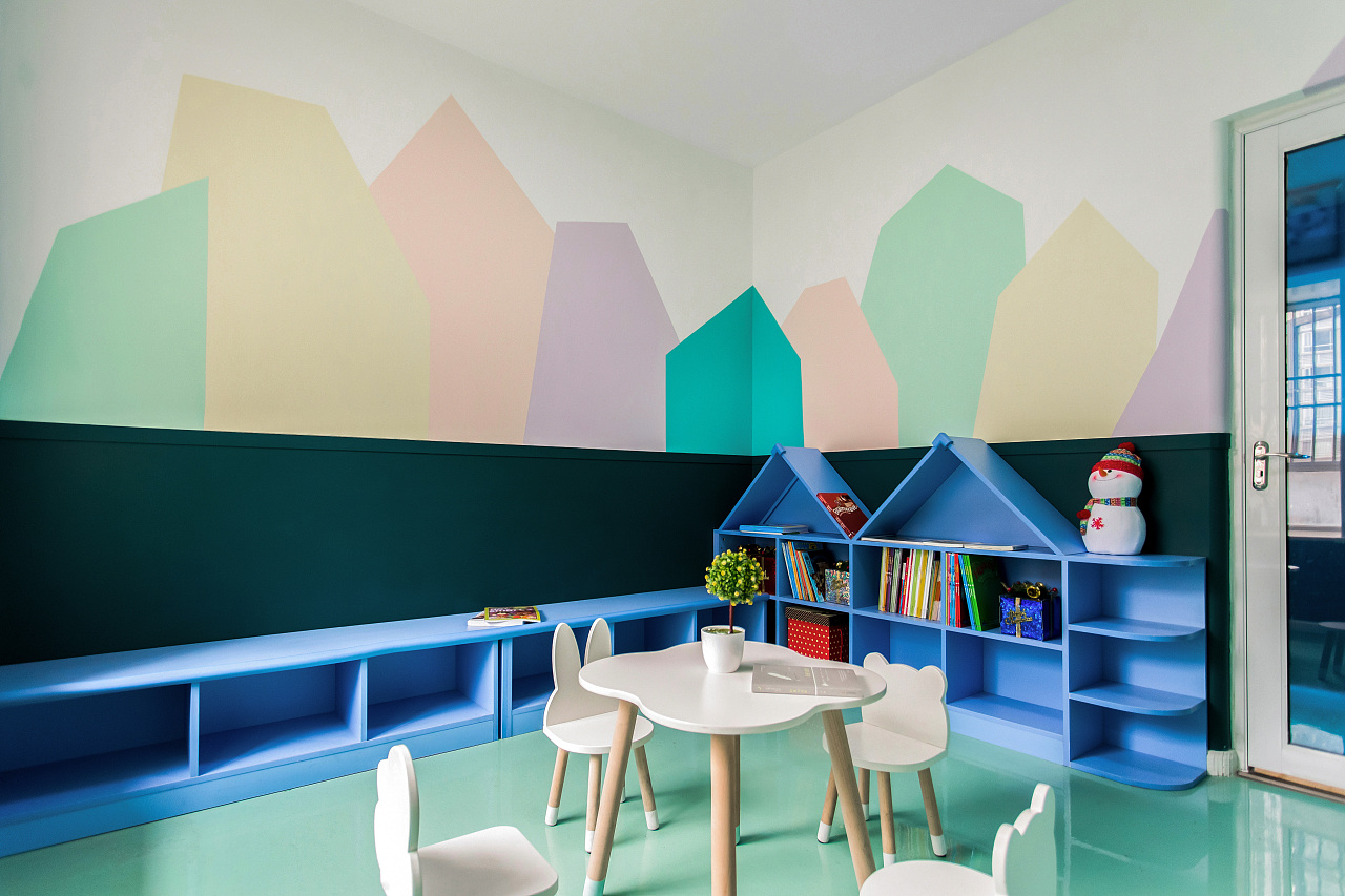 三言少儿英语培训班|空间|室内设计|正清设计事务所 - 原创作品