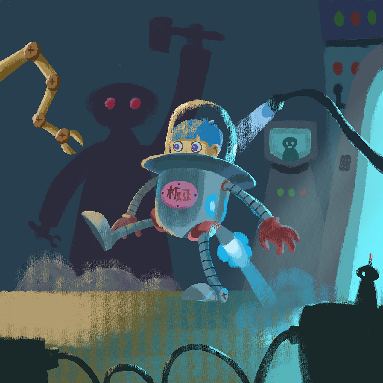 临摹大佬作品——@鬼画胡子