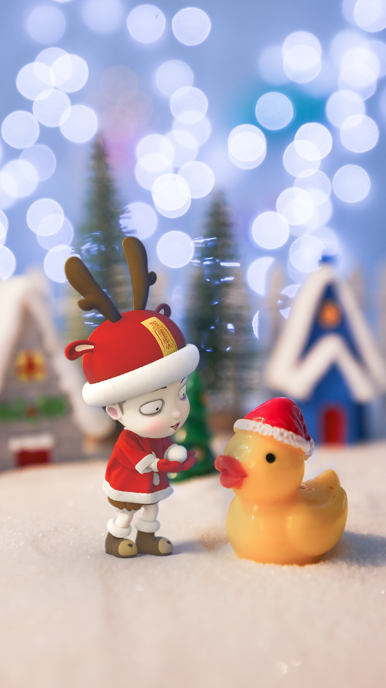 我那么可爱,能不能做你的圣诞礼物 | 僵小鱼圣诞壁纸