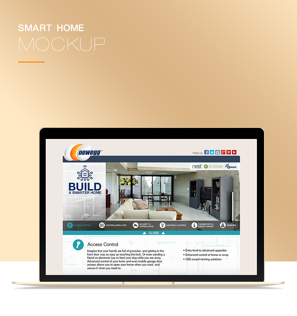 smart home landingpage（图ZNzExNTI0NTY=） - 运营设计 - 站酷设计师我喜欢星期六原创素材 - 站酷ZCOOL