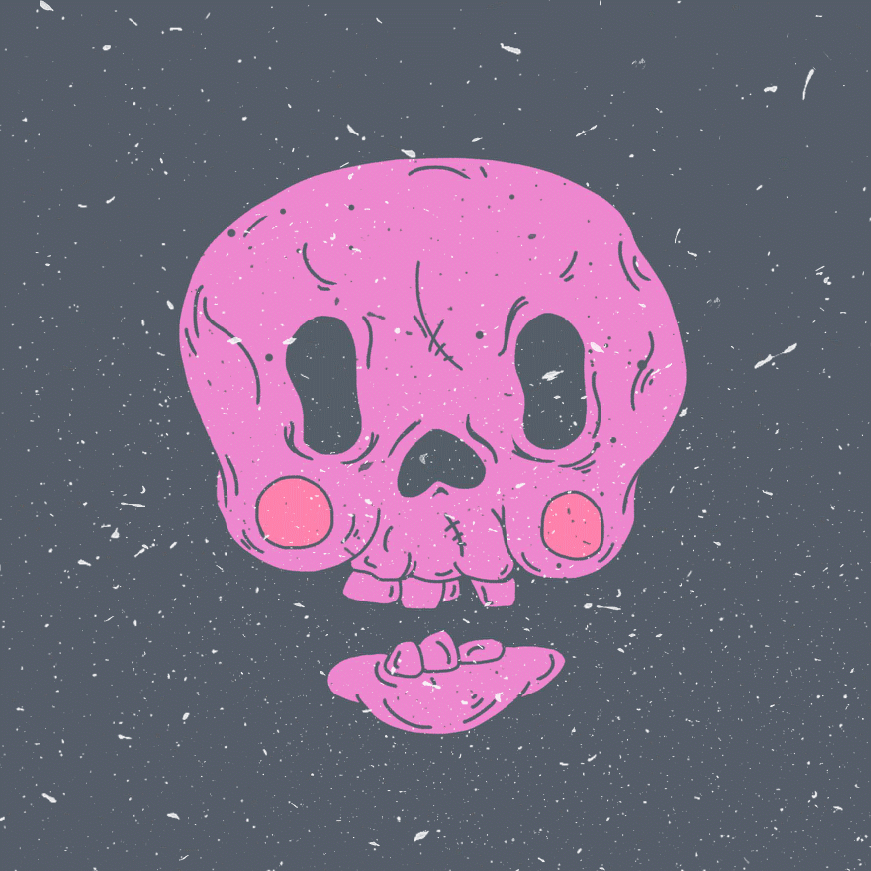 PinkSkull（图ZODg1OTQ0NjA=） - 新锐潮流插画 - 站酷设计师椒盐比卡丘原创素材 - 站酷ZCOOL