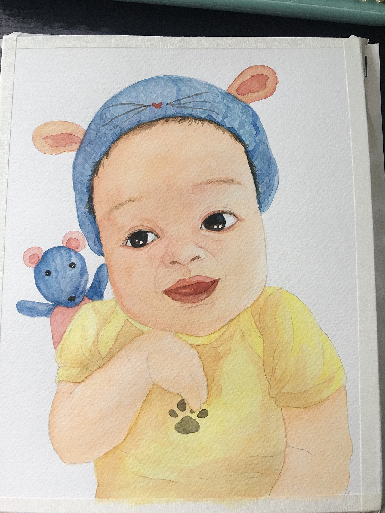 【水彩手繪】水彩肖像訂制-已商用（圖ZMjI1NzQwNTYw） - 商業(yè)插畫 - 站酷設(shè)計師北極以北821015原創(chuàng)素材 - 站酷ZCOOL