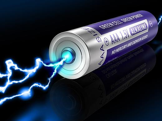 电池 电商主图设计 平面设计