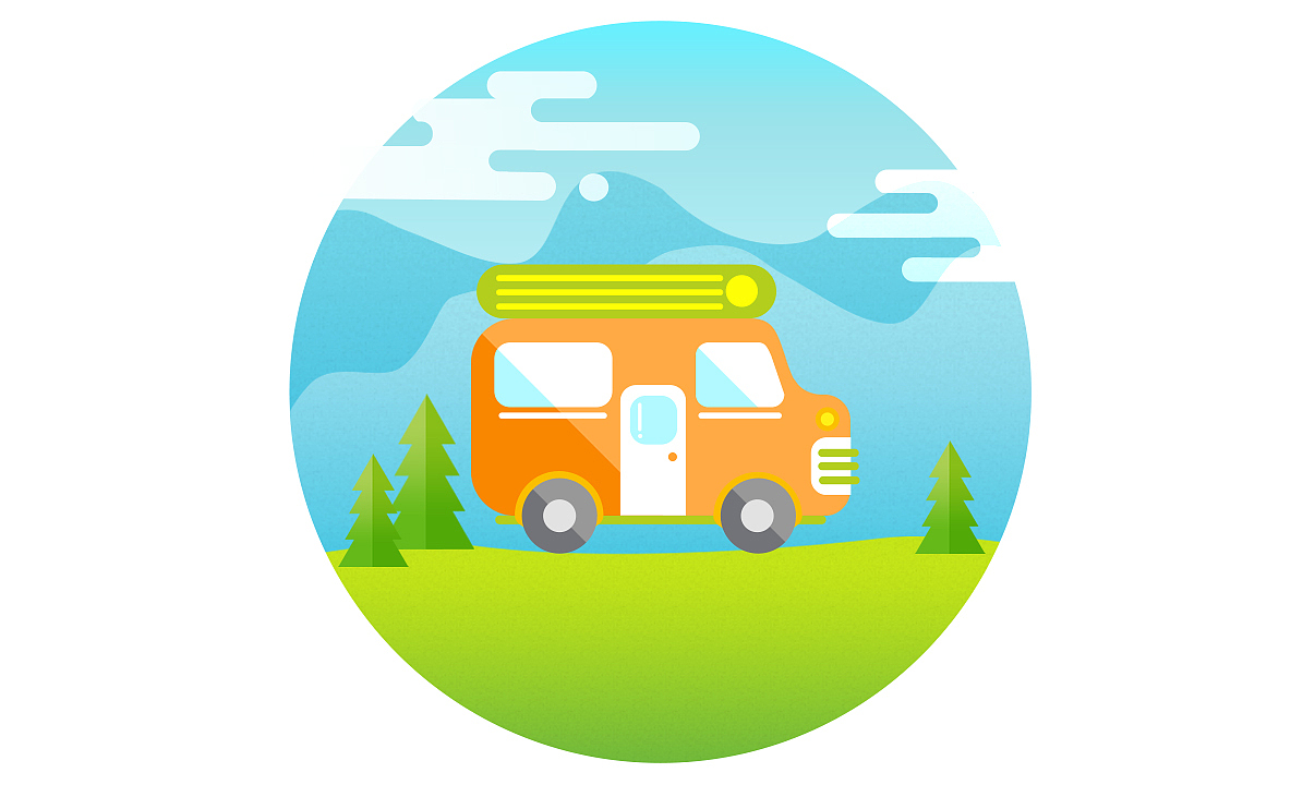 开着房车去旅游吧!