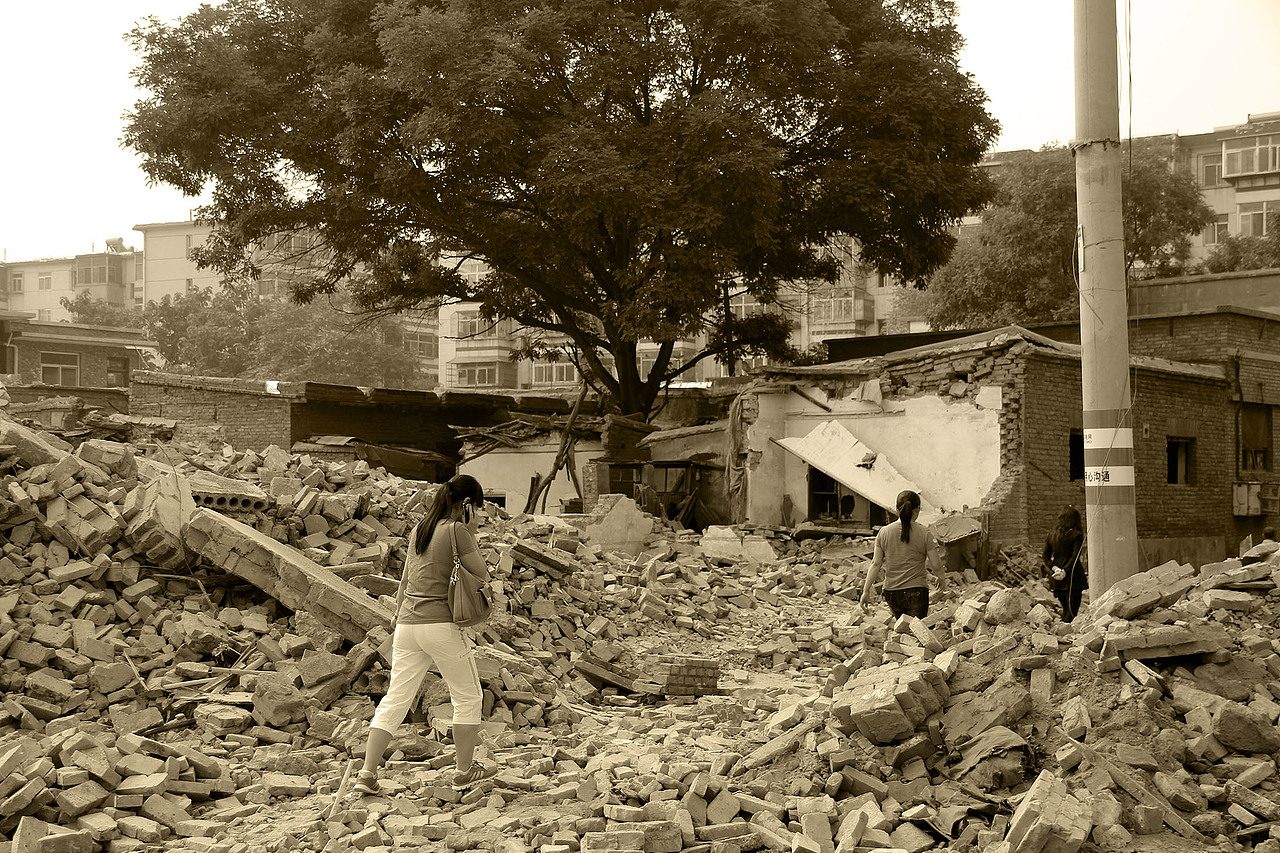 拆迁岁月（二）（图ZMjAwOTE2NTI=） - 人文/纪实摄影 - 站酷设计师DDR登瑞原创素材 - 站酷ZCOOL