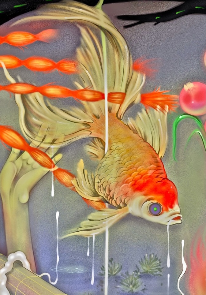 年年有鱼有珍珠🌿（图ZMjgzNDM2MjY0） - 艺术插画 - 站酷设计师阿浓浓浓啊原创素材 - 站酷ZCOOL