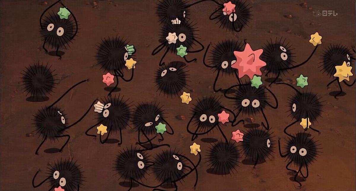 千与千寻中的灰尘精灵