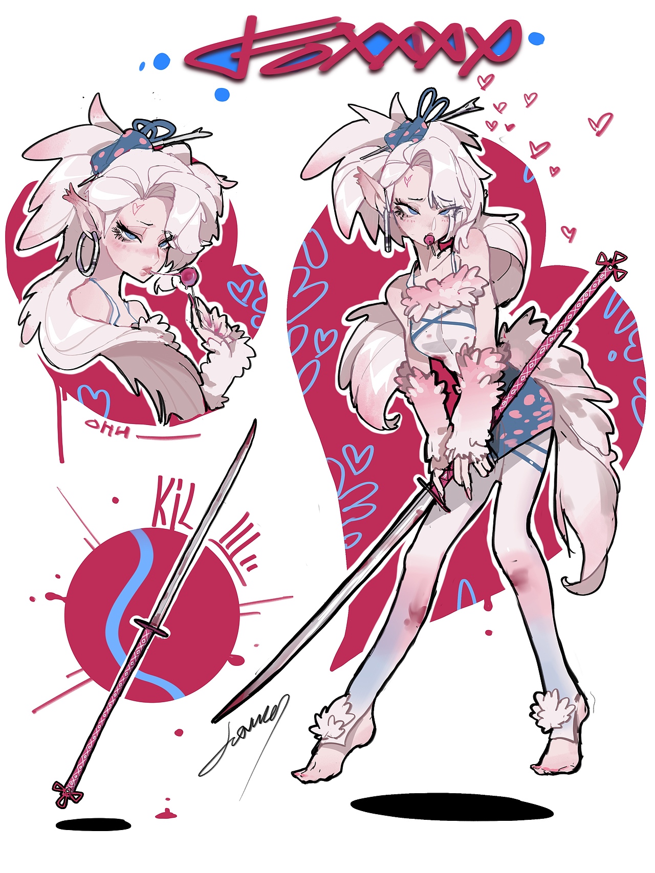 《#100》系列100个角色设计,进度%10🫡