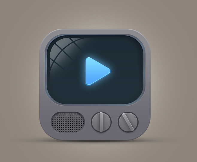 电视图标练习（图ZNTEwNTU4MTI=） - 图标 - 站酷设计师Bevisliu原创素材 - 站酷ZCOOL