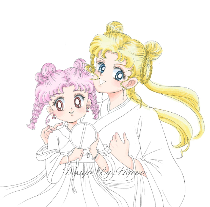 童年梦想——美少女战士同人图