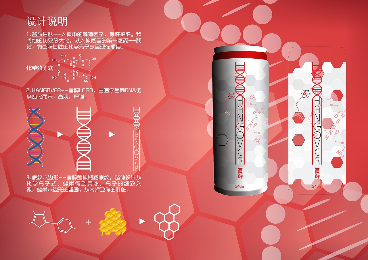 HANGOVER 饮料包装修改方案略图（图ZNjY1MzI5Mjg=） - 包装 - 站酷设计师Design Sun原创素材 - 站酷ZCOOL