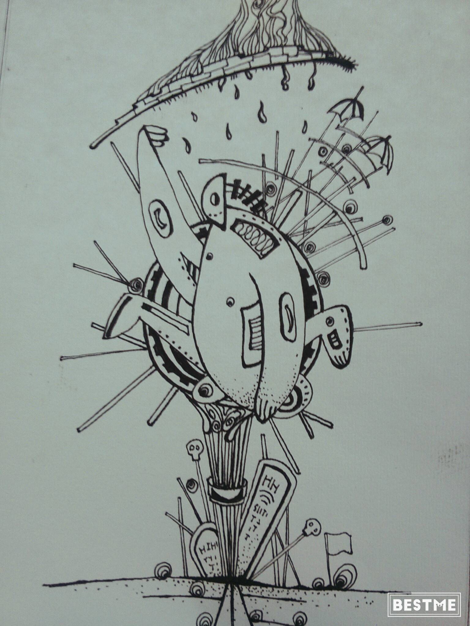 手绘创意抽象|插画|涂鸦/潮流|给我一点拉客 - 原创作品 - 站酷