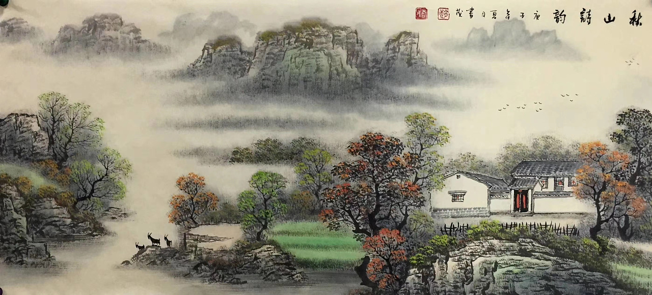 职业画家赵书茂|纯艺术|绘画|赵书茂山水国画 - 原创作品 - 站酷