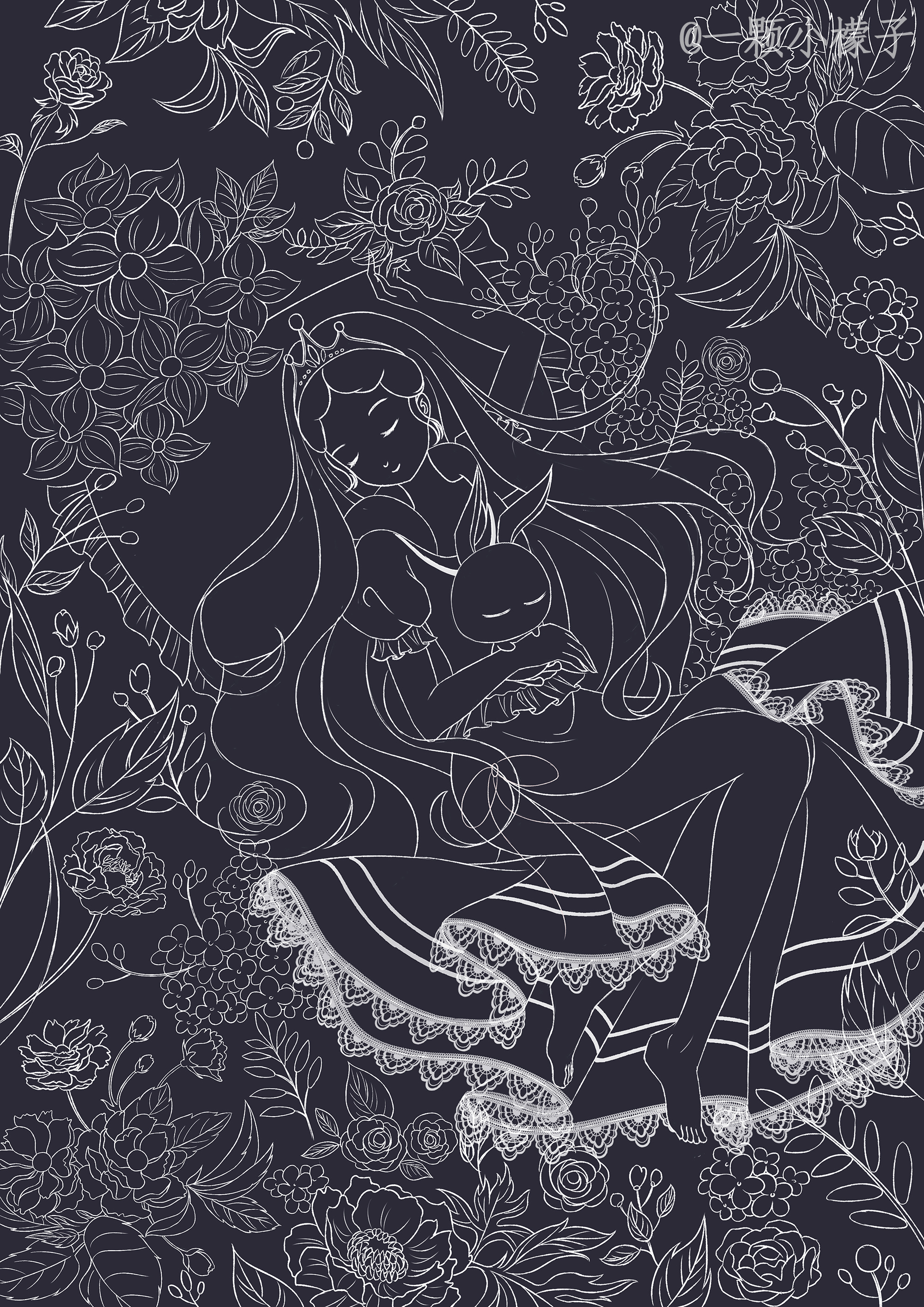 睡美人(包装插画)