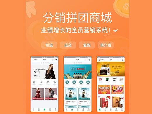 龙兵会员分销拼团商城小程序开发