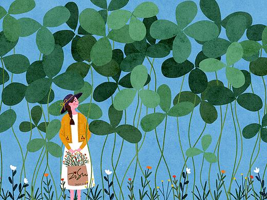 我的花花世界系列插画