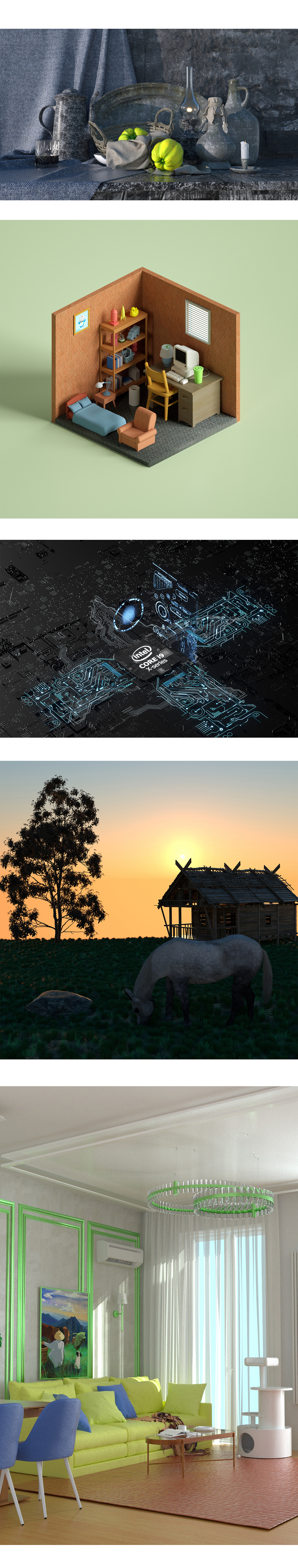 都是这段时间的练习，继续努力了。（图ZMjQyMjczOTgw） - 场景 - 站酷设计师信仰better原创素材 - 站酷ZCOOL