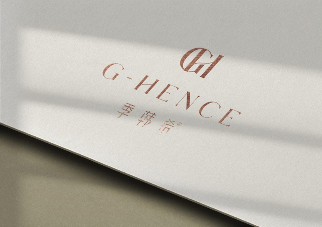 【霈约文化】季韩希品牌logo视觉展示方案