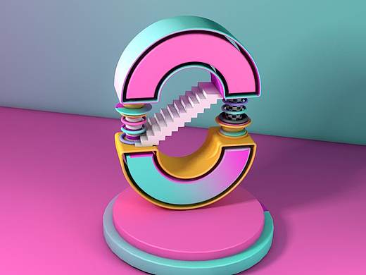 C4D数字练习