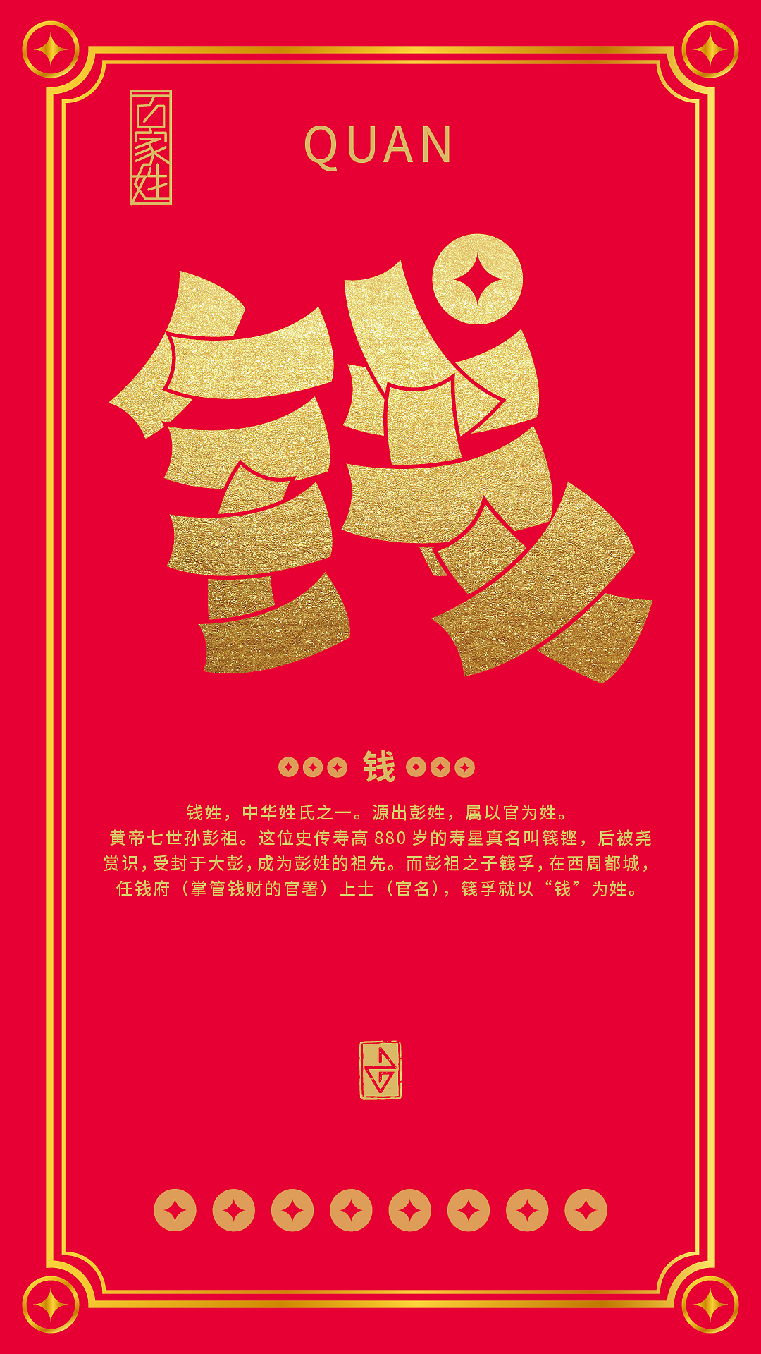 《字设-百家姓系列海报》合集（上）